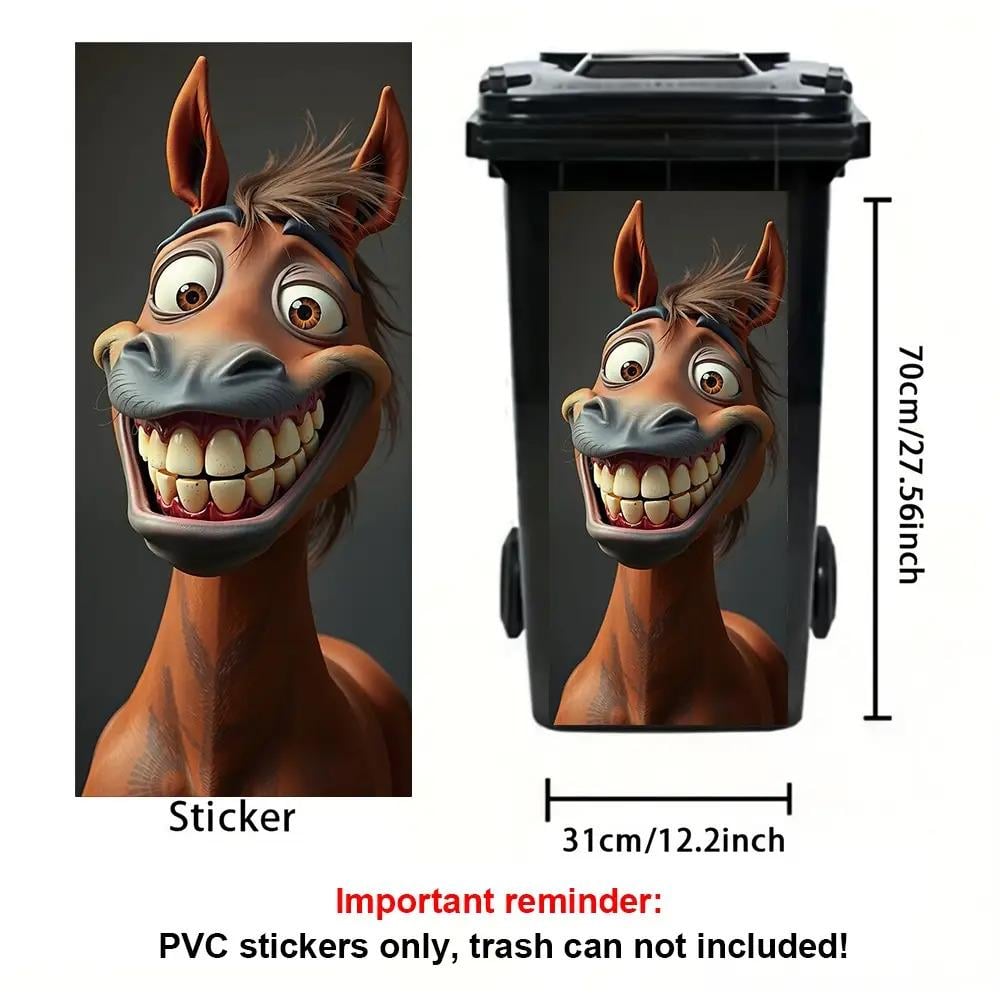 🔥Last Day 50% OFF -🗑Creative Trash Can Sticker with Colourful Cartoon✨