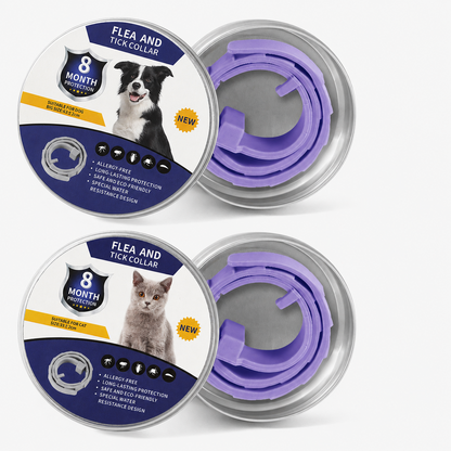 ✨Summer Limited-Time 50% OFF🔥 Adjustable Flea & Tick Collars for Dogs & Cats