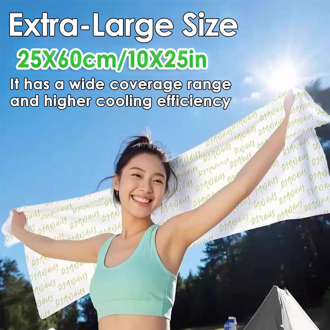 10-Pack Instant Cooling Towels – Individually Wrapped