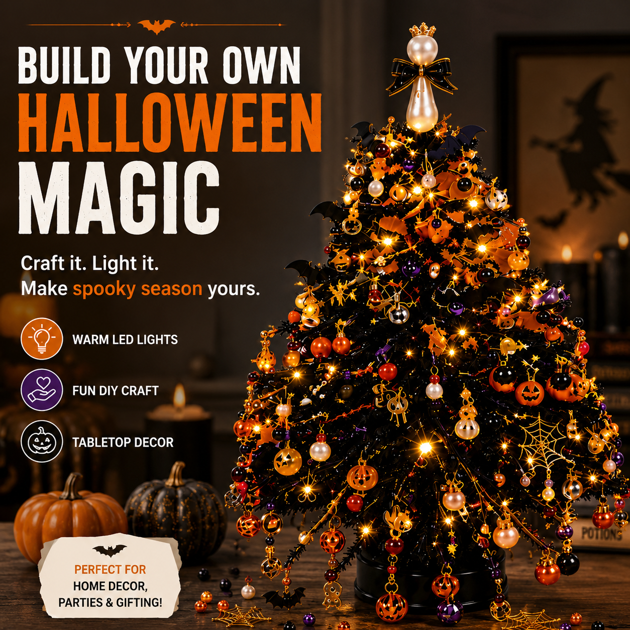 🎁 Unique Christmas Gift 2026 | DIY Beaded Christmas Tree Craft Kit for Creative Holiday Fun