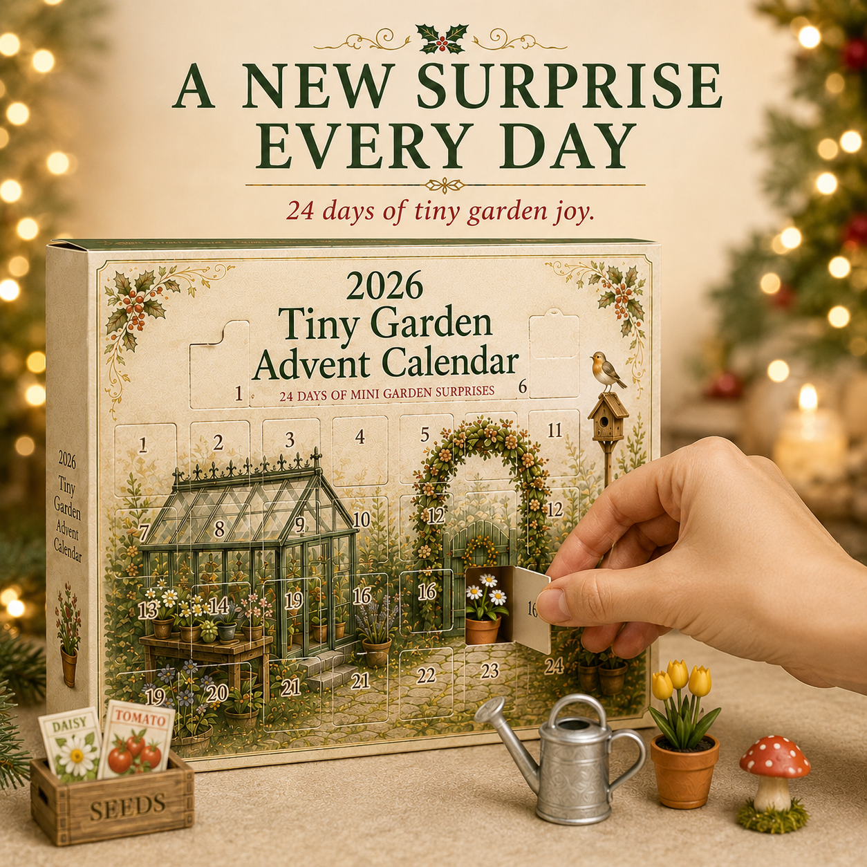 Tiny Garden Advent Calendar miniature collection