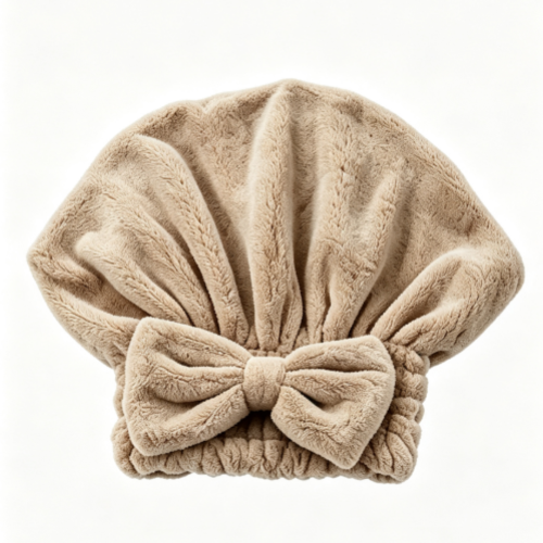 🔥Buy 2 Get 1 Free! Coral Velvet Cute Bow Hair Drying Cap🛁