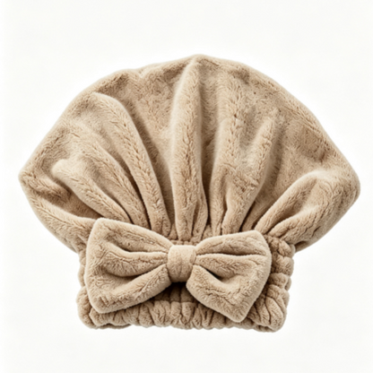 🔥Buy 2 Get 1 Free! Coral Velvet Cute Bow Hair Drying Cap🛁