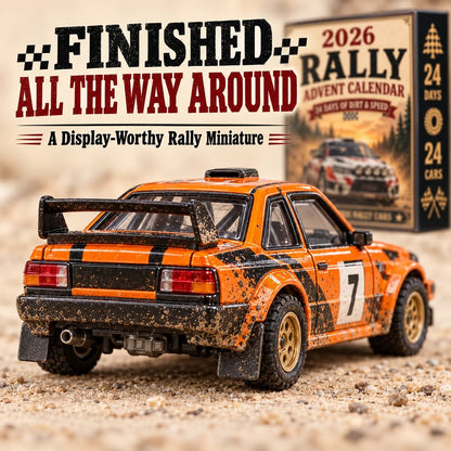 🏎️ 2026 Rally Racing Advent Calendar – 24 Days of Dirt & Speed, 24 Collectible Rally Cars