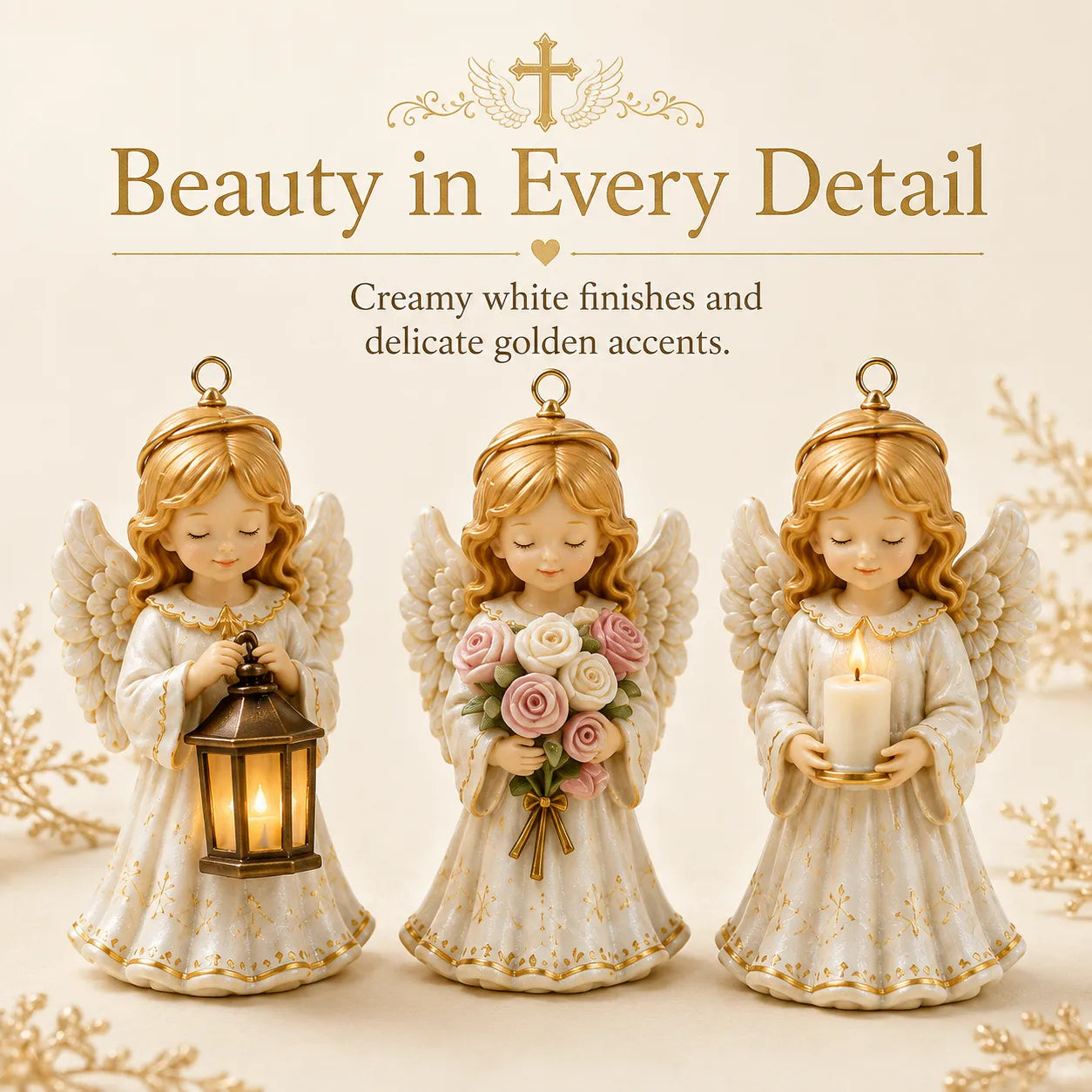 ⏳ Last Day 49% OFF – 👼 24-Day Angel Christmas Advent Calendar | 24 Unique Faith-Inspired Angel Ornaments with Hanging Loops for Daily Advent Surprises & Tree Display 🎄✨