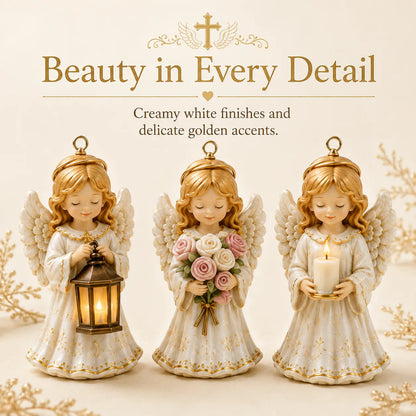 ⏳ Last Day 49% OFF – 👼 24-Day Angel Christmas Advent Calendar | 24 Unique Faith-Inspired Angel Ornaments with Hanging Loops for Daily Advent Surprises & Tree Display 🎄✨