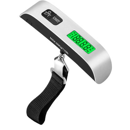 🧳 Portable Digital Luggage Scale | 110 lb Capacity