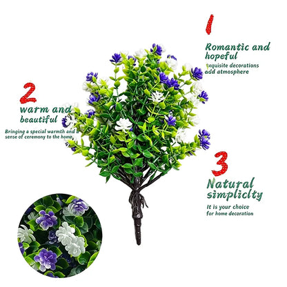 Artificial flowerswith ground stakes
