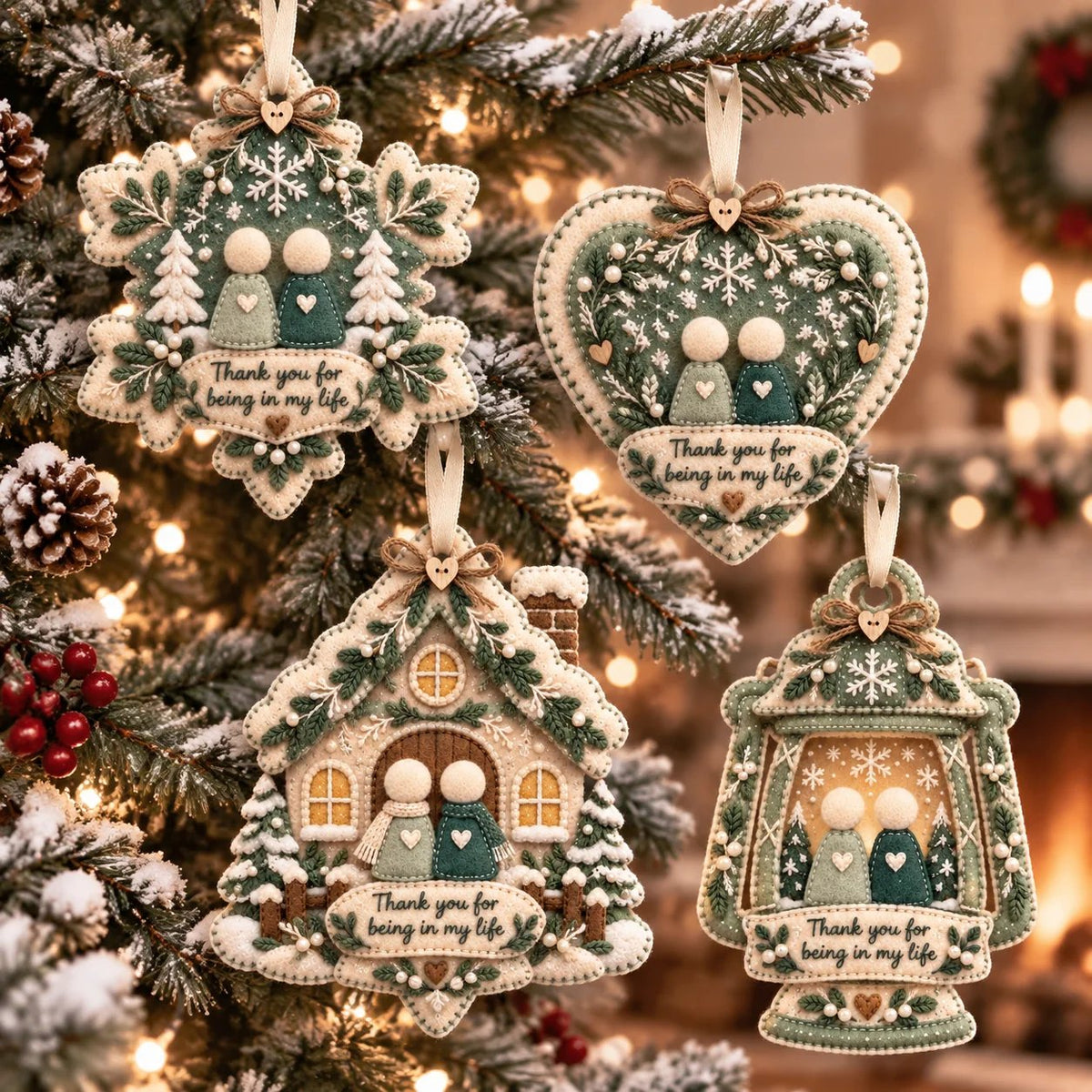 Felt Christmas Keepsake Ornament – 4 Meaningful Designs