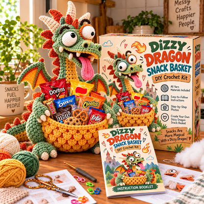 😂 Snack Attack Squad™ – DIY Crochet Funny Animal Snack Basket Collection