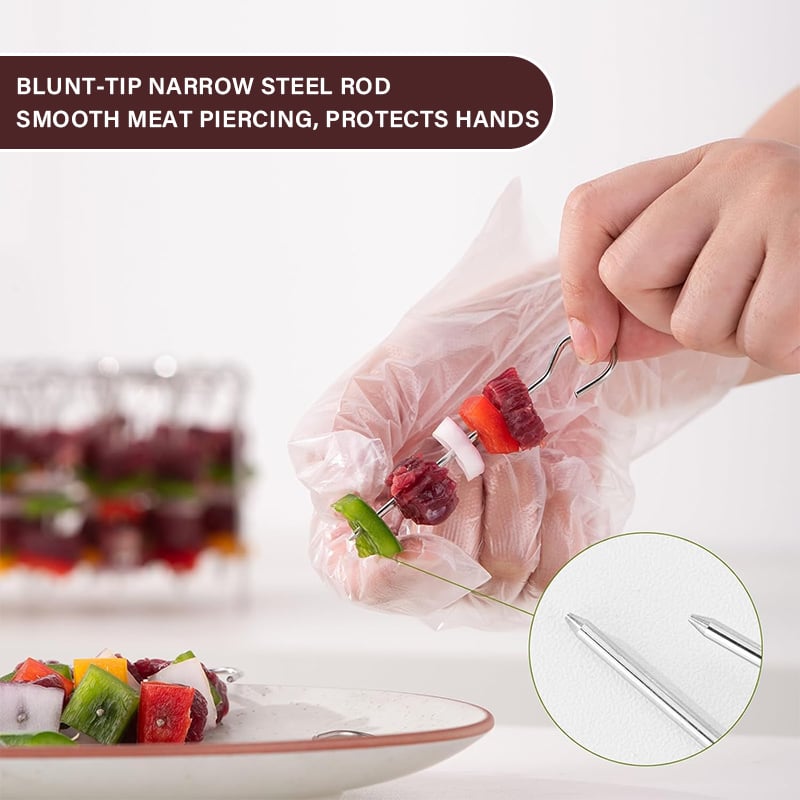 🔥 Last day 49% OFF-Stainless Steel Grill Skewer Rack for Air Fryer