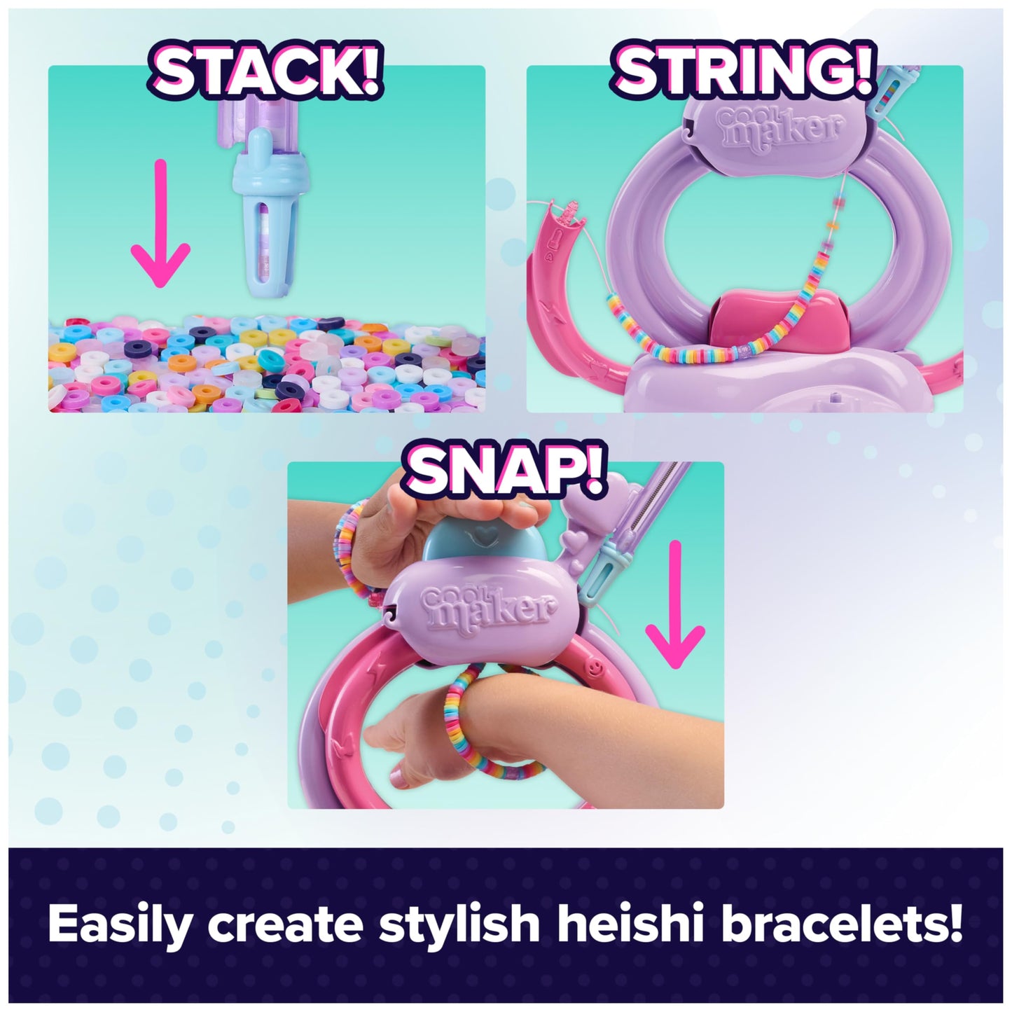 Bracelet Maker with Bead Accessory Pack