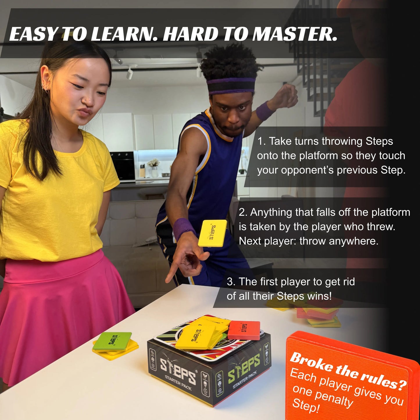 🎯 Steps Starter Pack – Fast-Paced Skill & Dexterity Throwing Game