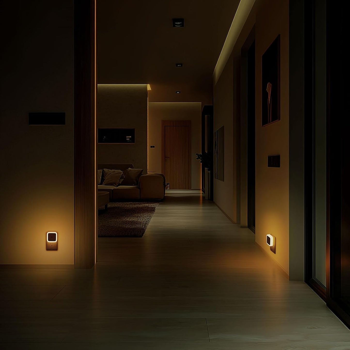 🔥HOT SALE🔥6pcs Night Light, Night Lights Plug into Wall , Nightlight Plug in Night Lights, Dusk to Dawn Night Lamp Led Night Light for Bedroom, Bathroom, Hallway Warm White