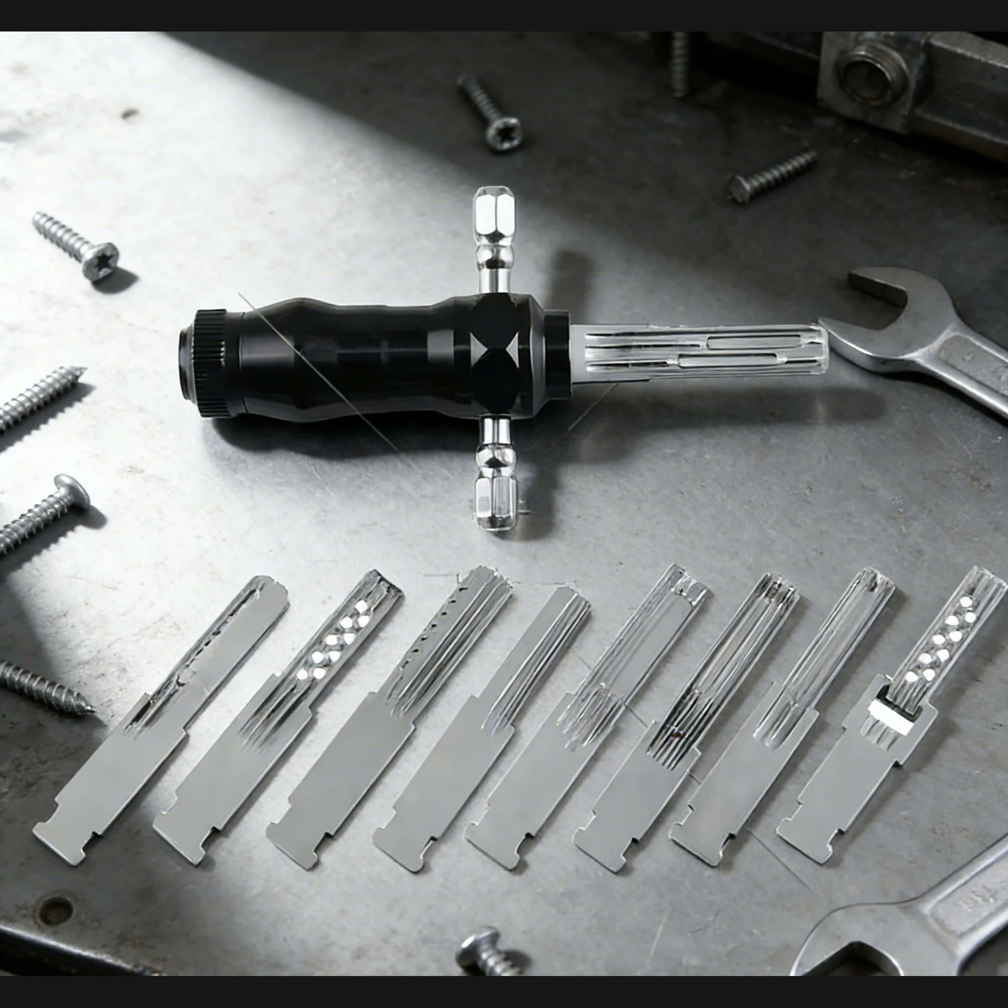 🔐Multifunctional Utility Kit: 9-in-1 Precision Tool