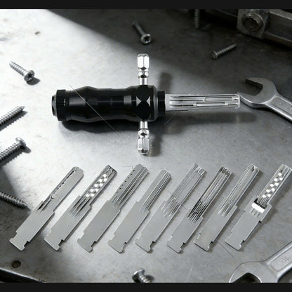 🔐Multifunctional Utility Kit: 9-in-1 Precision Tool