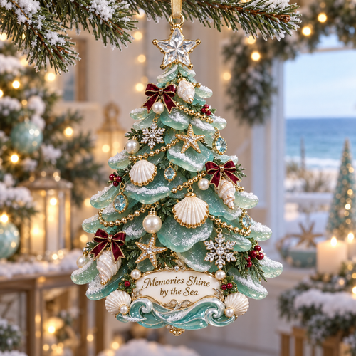 Coastal Christmas Magic Christmas tree ornaments