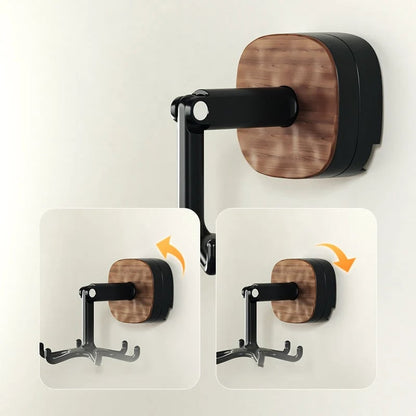 360° Rotating Duty Hooks Kitchen Utensil Holder