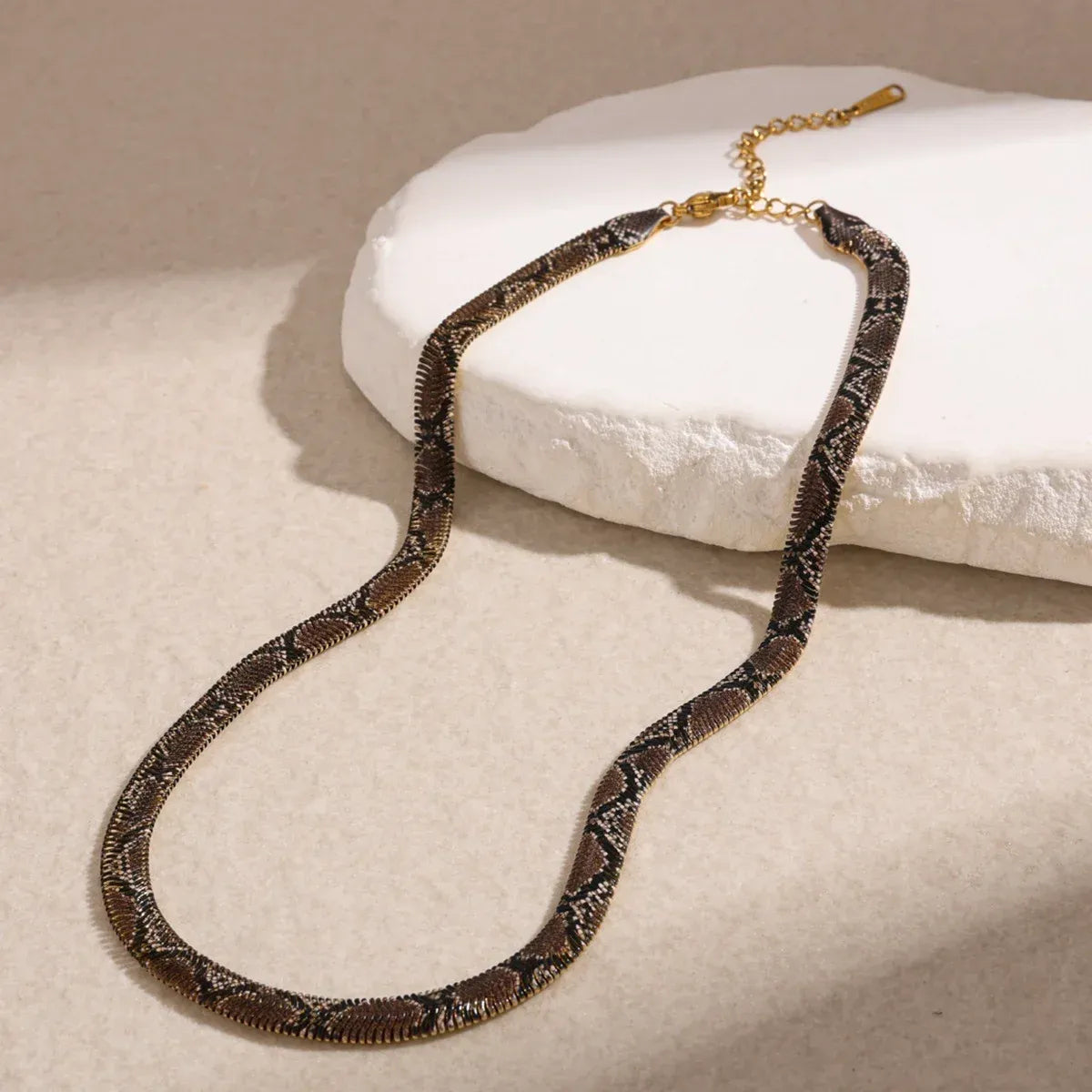 🐍Serpent Statement Necklace – A Symbol of Mystery & Power✨