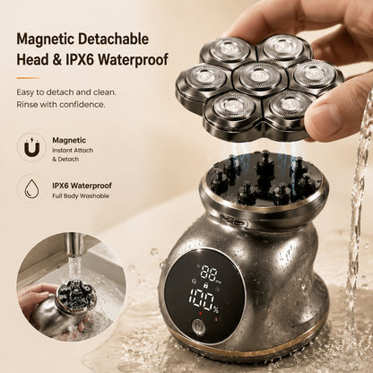 🪒  Floating Heads Electric Head Shaver