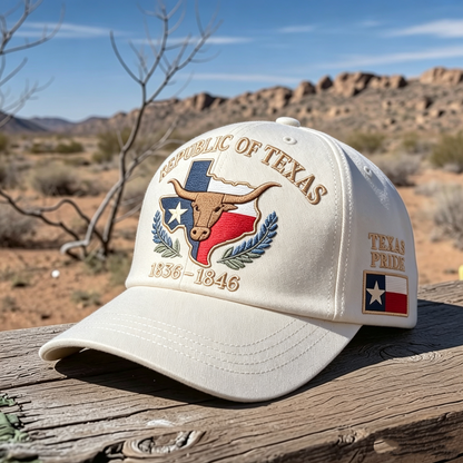 Republic of Texas Commemorative Embroidered Hat – Show Your Texas Pride