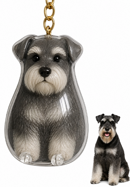 🐾Pet Hair Memorial Capsule Keychain