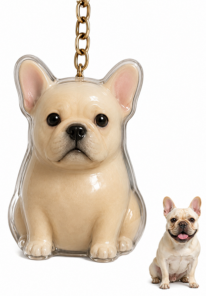🐾Pet Hair Memorial Capsule Keychain