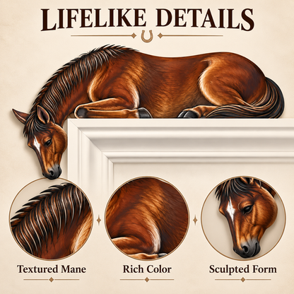 Wooden Horse Door Topper – Left or Right