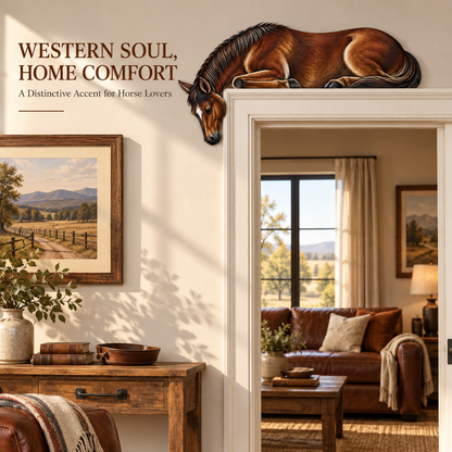 Wooden Horse Door Topper – Left or Right