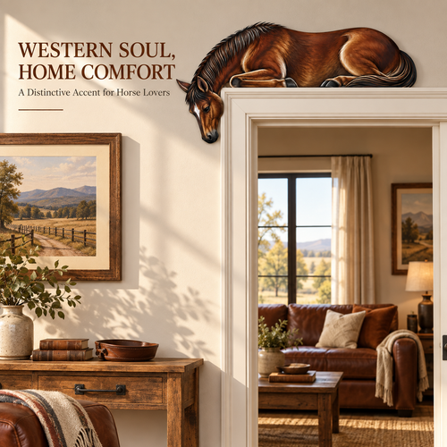 Wooden Horse Door Topper – Left or Right