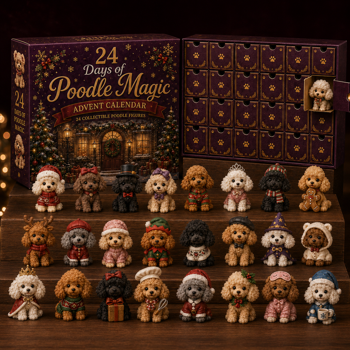Poodle figures collection