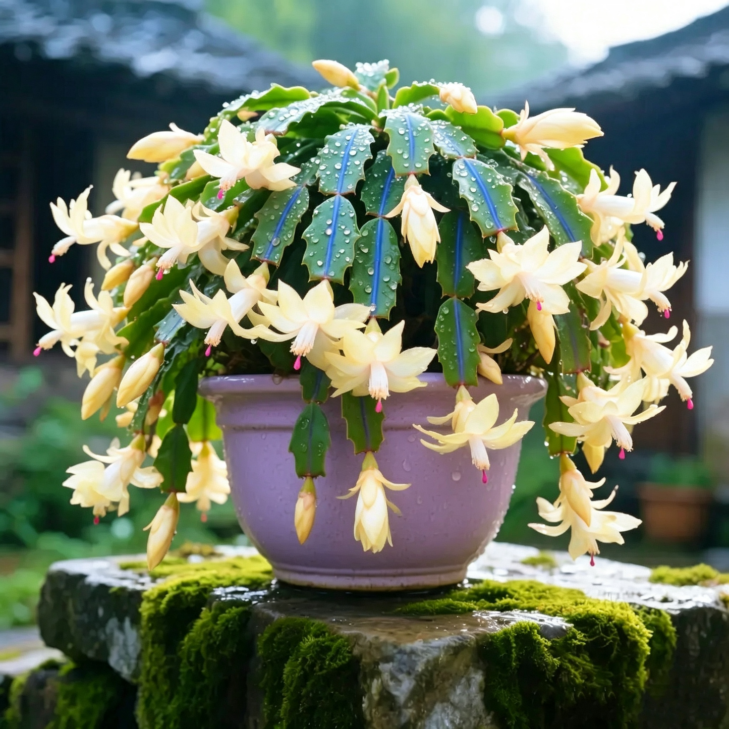 🦀Mix Colors Schlumbergera Bulbs– Easy-Care Blooms in Every Shade, Even in Winter ❄️🌈