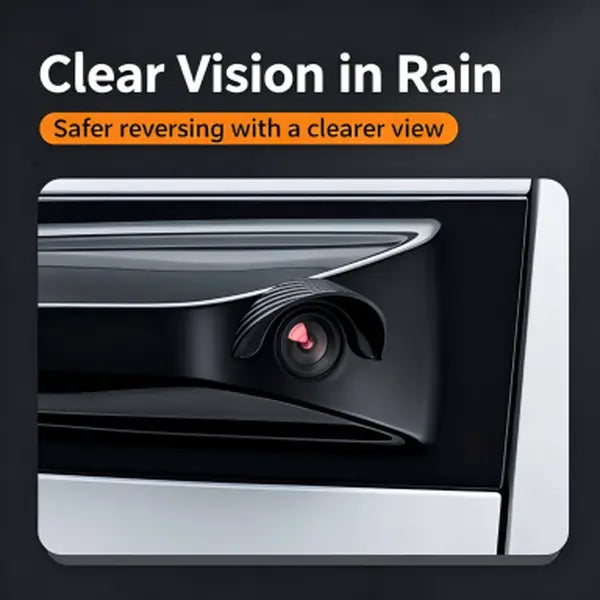 🌧️ 4PCS Car Backup Camera Rain Shield – Clearer Rear View in Rain