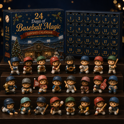 CHRISTMAS KICKOFF 49% OFF - 2026 Baseball Magic Blind Box - 24‑Day Festive Countdown, Baseball Figures Blind Box - Gift For Baseball Fans
