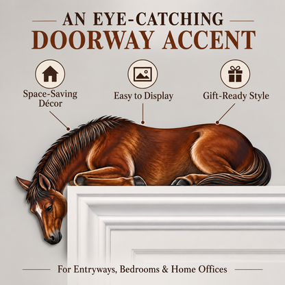Wooden Horse Door Topper – Left or Right