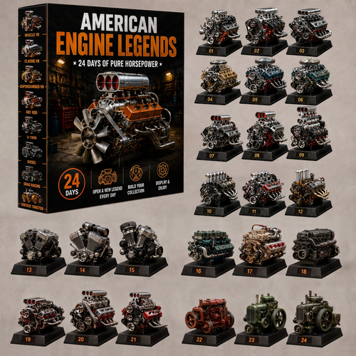 24 Days of Horsepower – American Engine Legends Advent Calendar