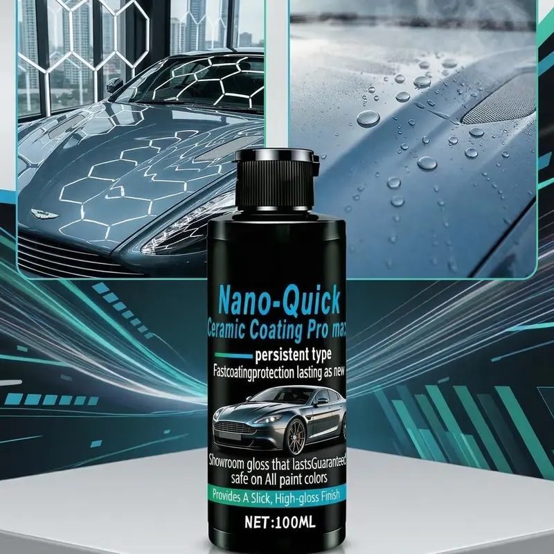 🚗 Nano Ceramic Car Coating | Hydrophobic Gloss Finish