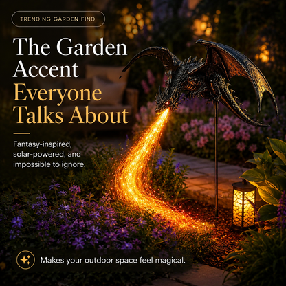 Solar Dragon Fire Garden Light