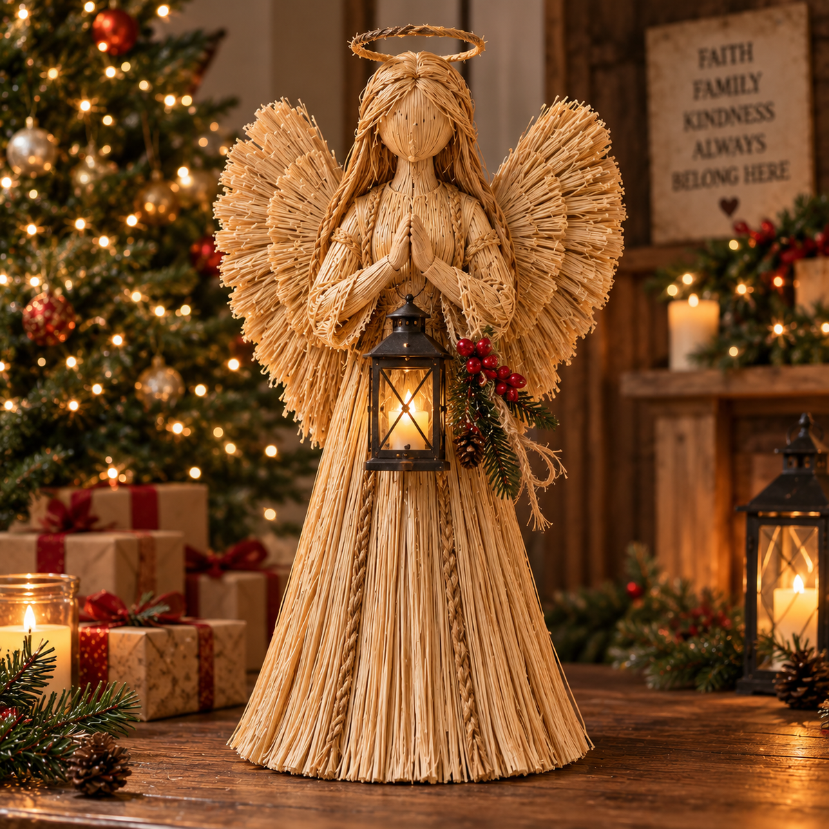 Straw Angels of Light – Handcrafted-Inspired Symbols of Hope, Faith & Love ✨