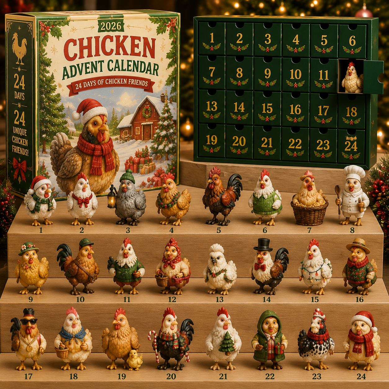 🐔 24 Days of Christmas Chicken Magic Starts Here 🎄