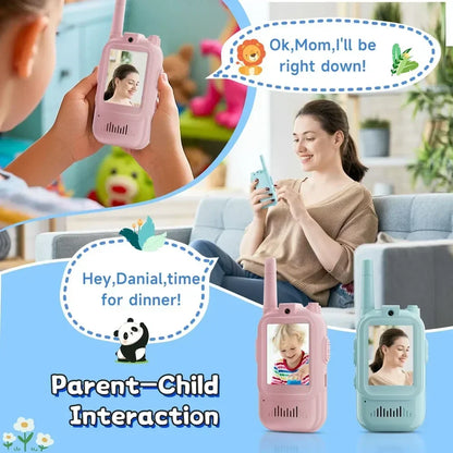 📱 Kids' Video Walkie-Talkie 2-Pack | Camera & Screen Radios