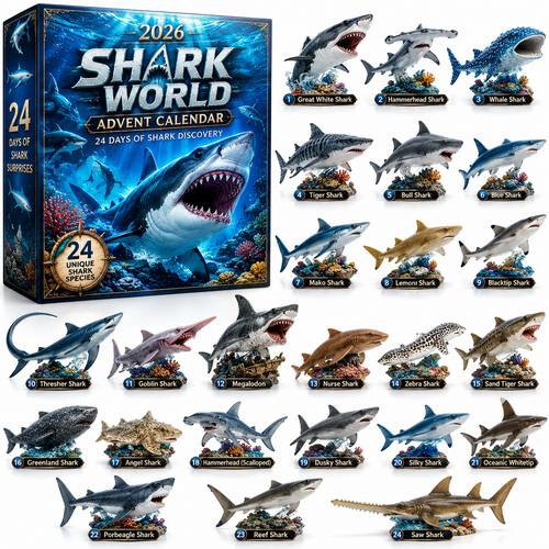 🔥50% Off Today Only-🦈 2026 Shark World Advent Calendar