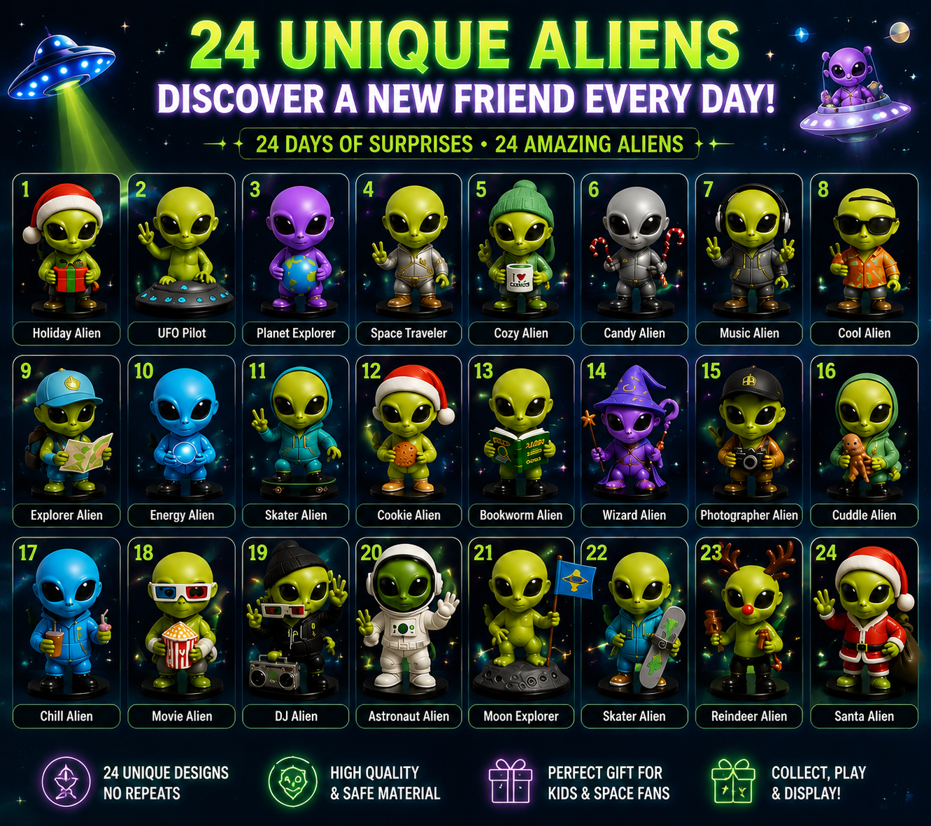 👽 24 Days Of Alien Surprises Begin Here!