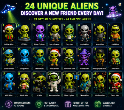 👽 24 Days Of Alien Surprises Begin Here!