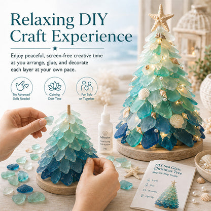🌊✨ DIY 3D Sea Glass Art Kit – Coastal & Christmas Collection