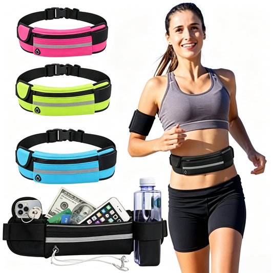 👟 LIMITED SALE – BUY 1 GET 1 FREE! 🏃 Running Phone Holder – Waterproof, Sweat-Absorbing, Multi-Compartment 🎧