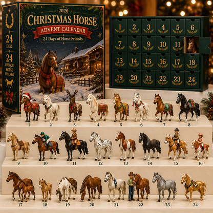 🐴 Christmas Horse Advent Calendar – 24 Days of Horse Friends