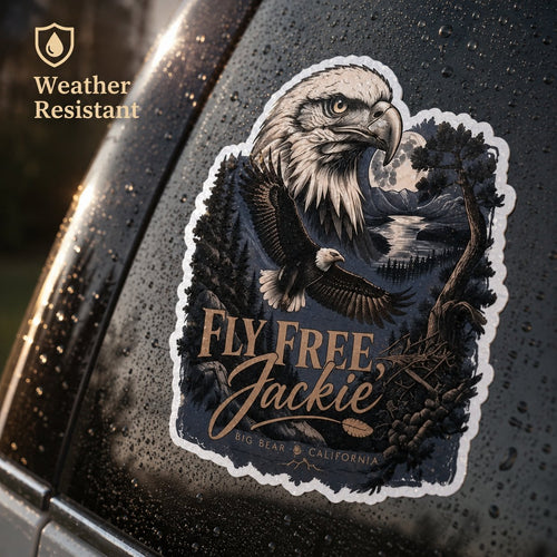 ✝️Forever Soaring🙏Bald Eagle Memorial Sticker(5 Pcs)