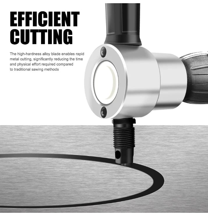 🔩 Double Head Metal Sheet Nibbler Cutter