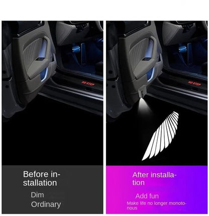 LED Light Car Angel Wings